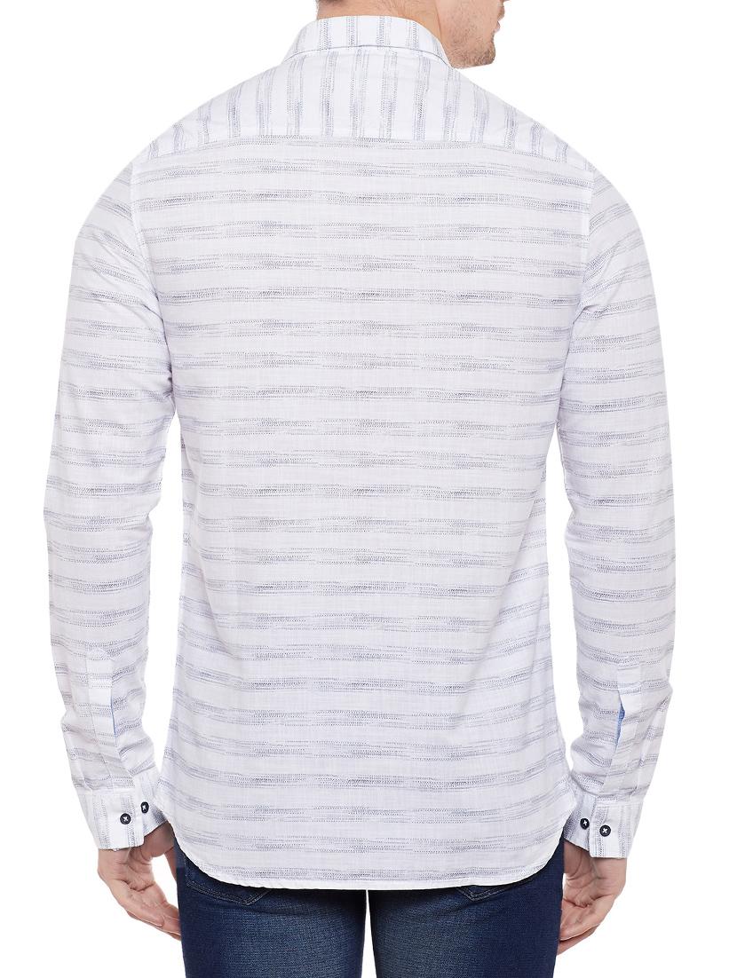 white cotton casual shirt - 13834878 - Standard Image - 2
