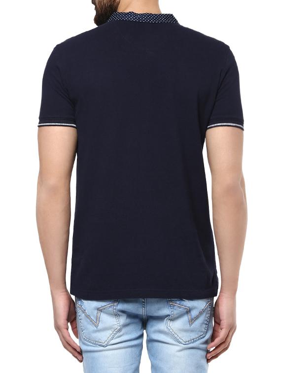 blue cotton t-shirt - 13834934 - Standard Image - 2