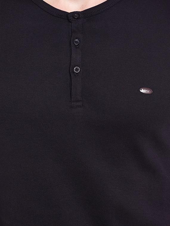 black cotton t-shirt - 13834975 - Standard Image - 2