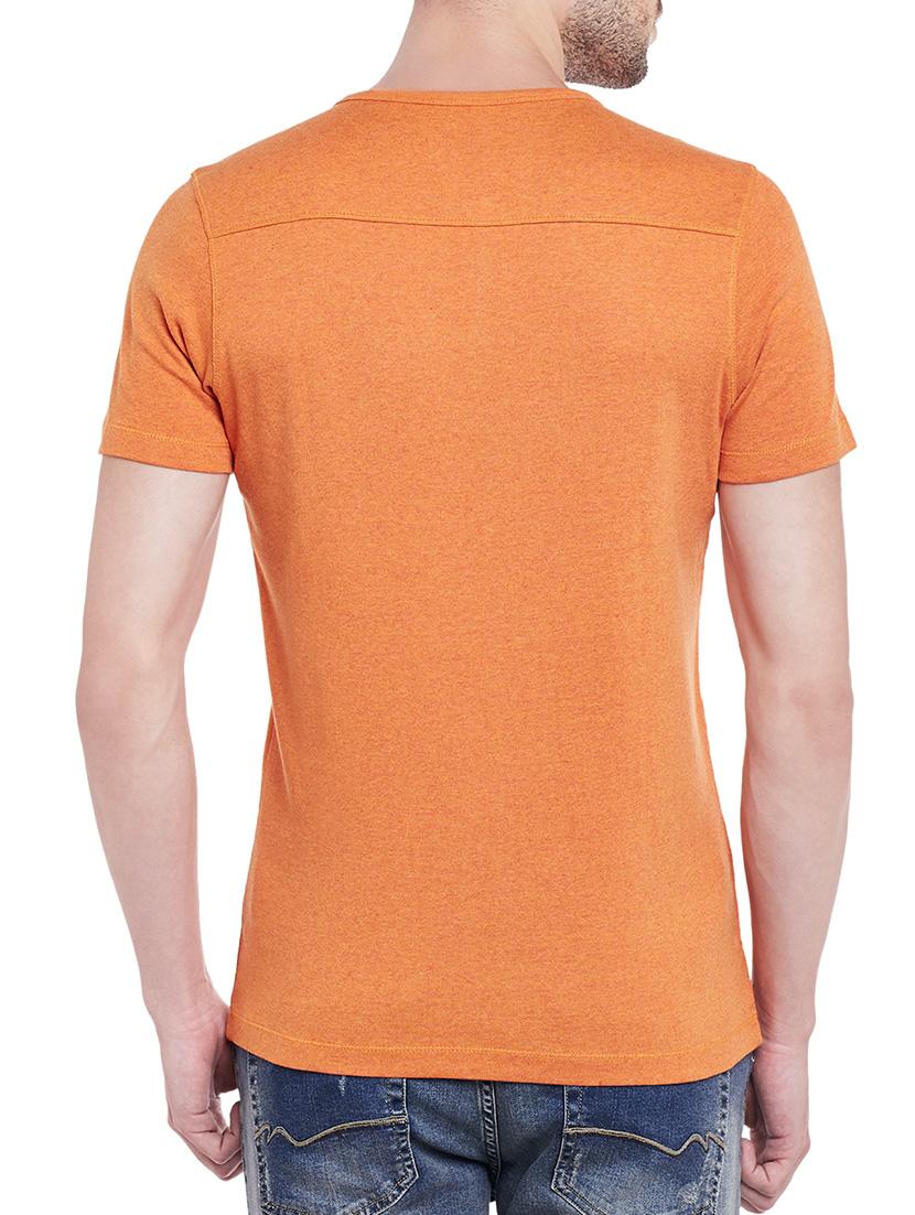 orange cotton t-shirt - 13834978 - Standard Image - 2