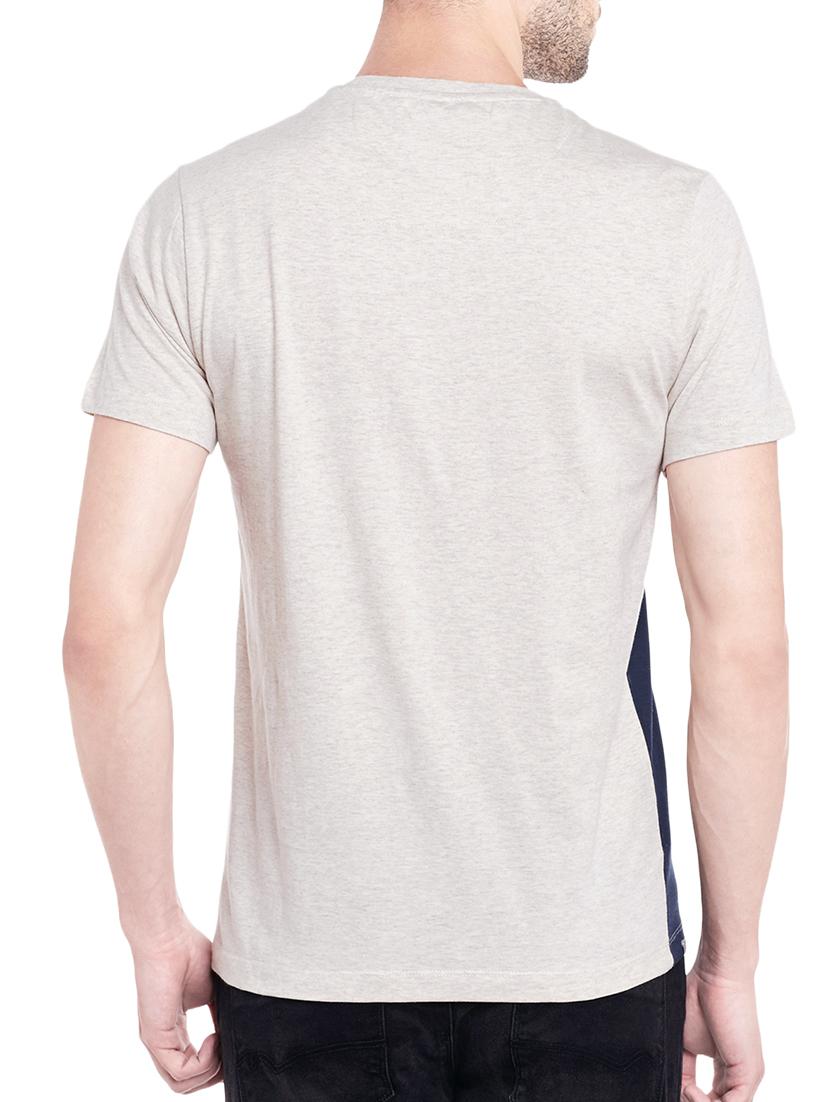 beige cotton t-shirt - 13834991 - Standard Image - 2