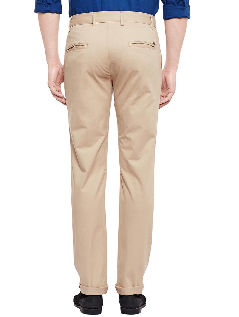 beige cotton casual trouser - 13835026 - Standard Image - 2