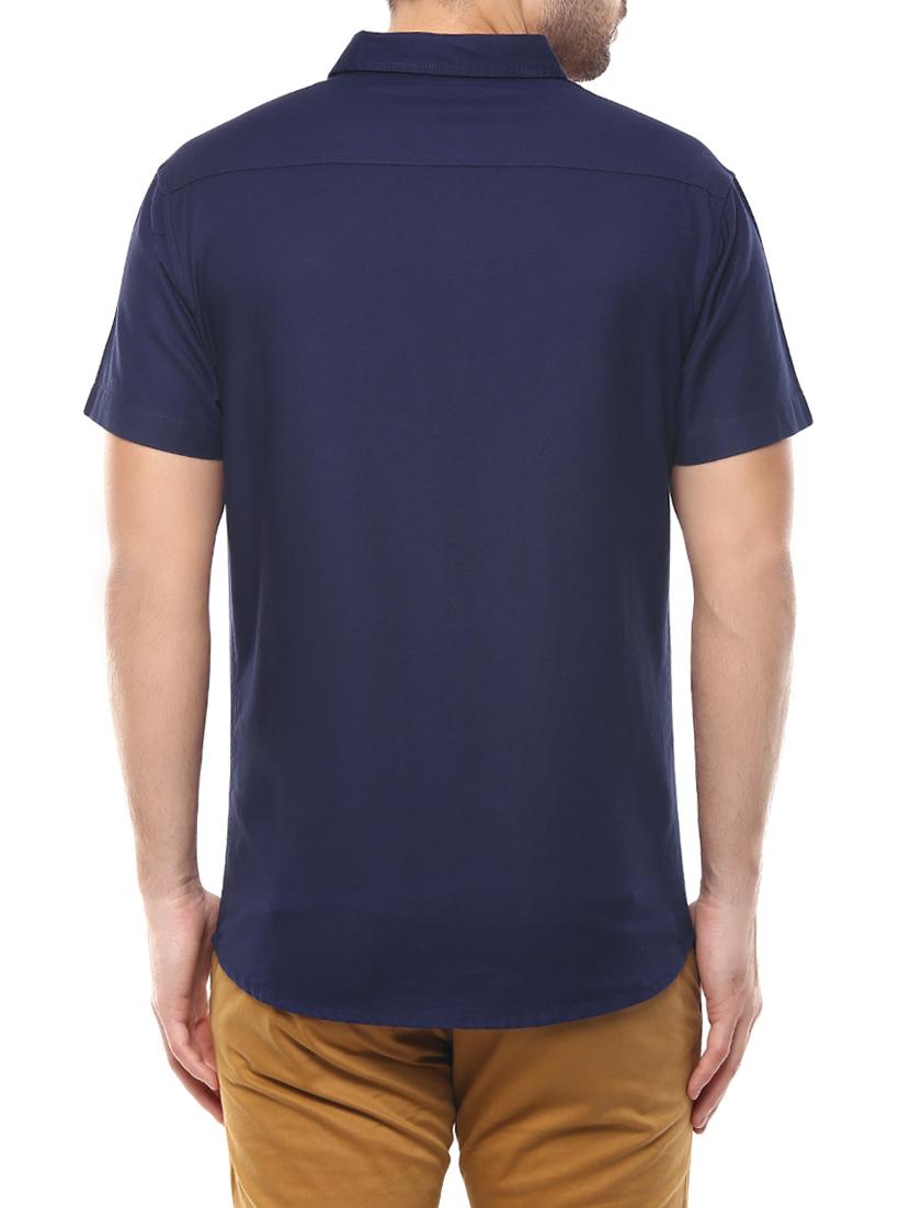 blue cotton casual shirt - 13835728 - Standard Image - 2