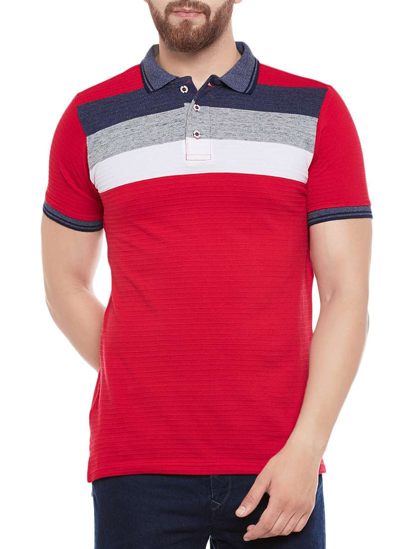 red cotton  t-shirt