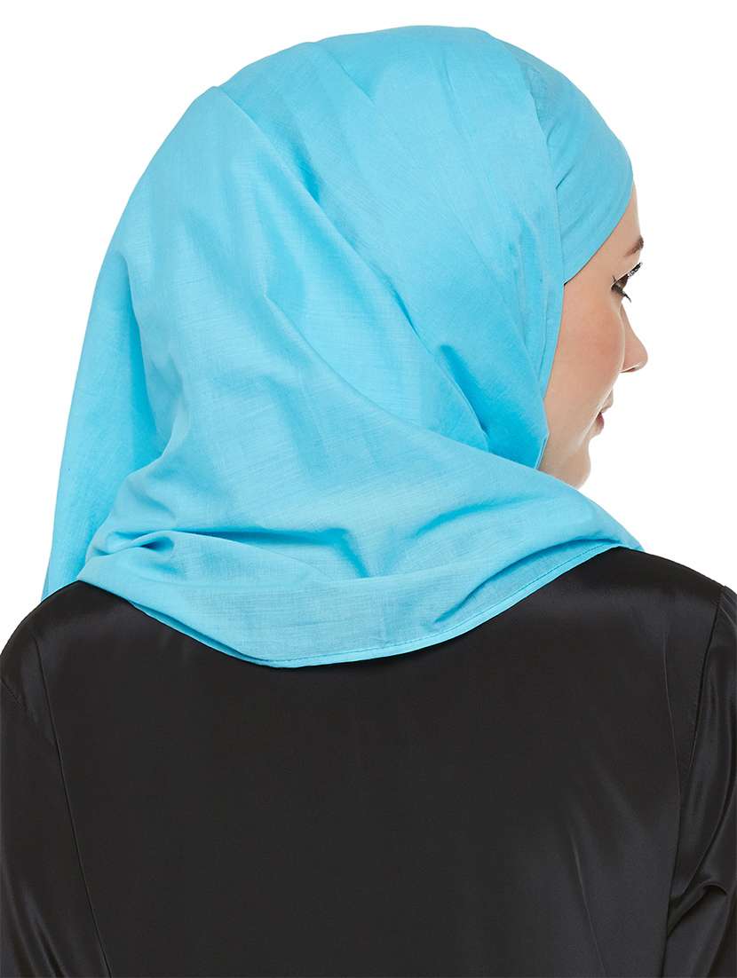 momin libas blue cotton scarf - 13847536 - Standard Image - 2