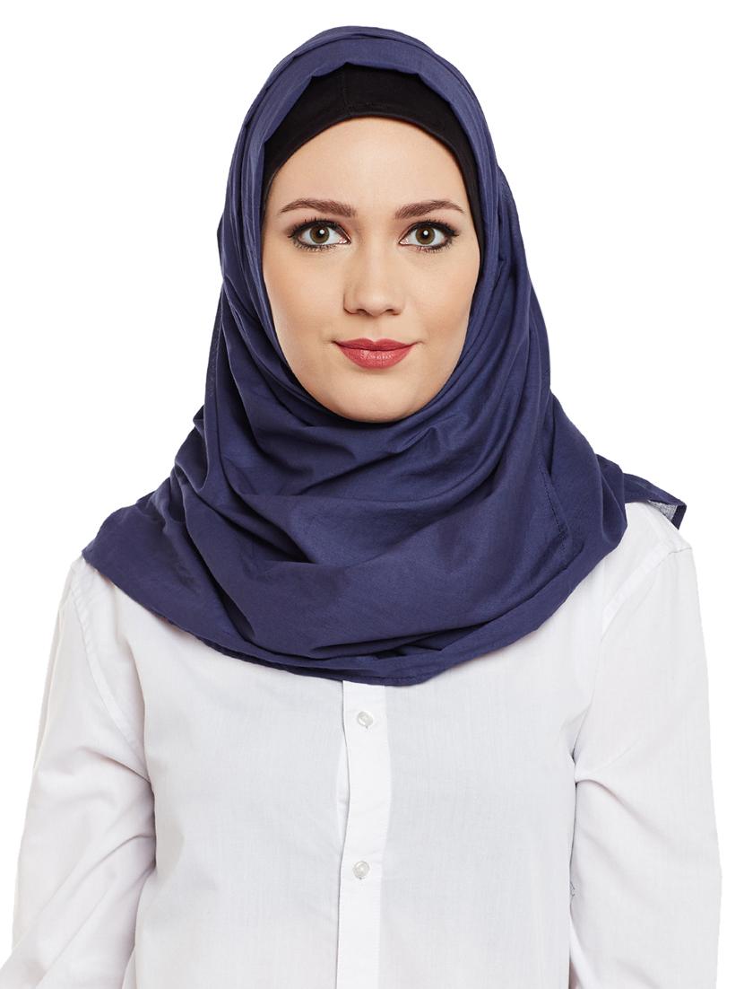 momin libas blue cotton scarf - 13847568 -  Zoom Image - 0