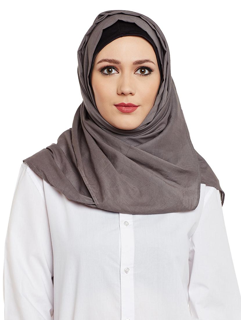 momin libas brown cotton scarf - 13847571 -  Zoom Image - 0