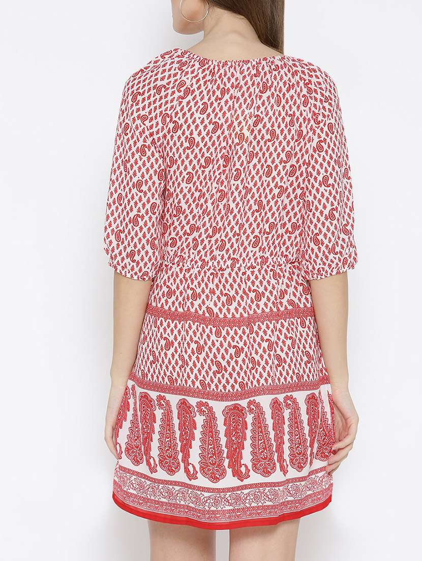 red printed dress - 13852029 -  Standard Image - 2