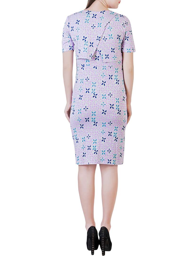multi colored viscose maternity wear - 13853781 - Standard Image - 2