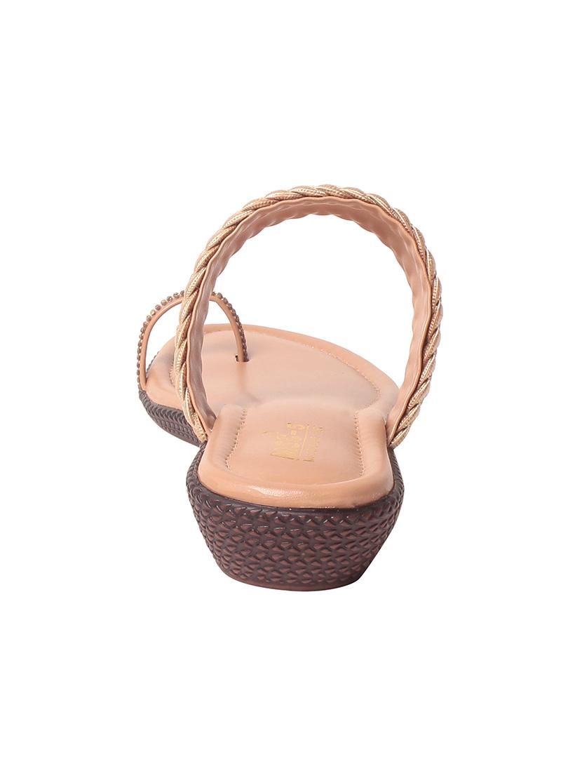 beige one toe sandal - 13855166 - Standard Image - 2