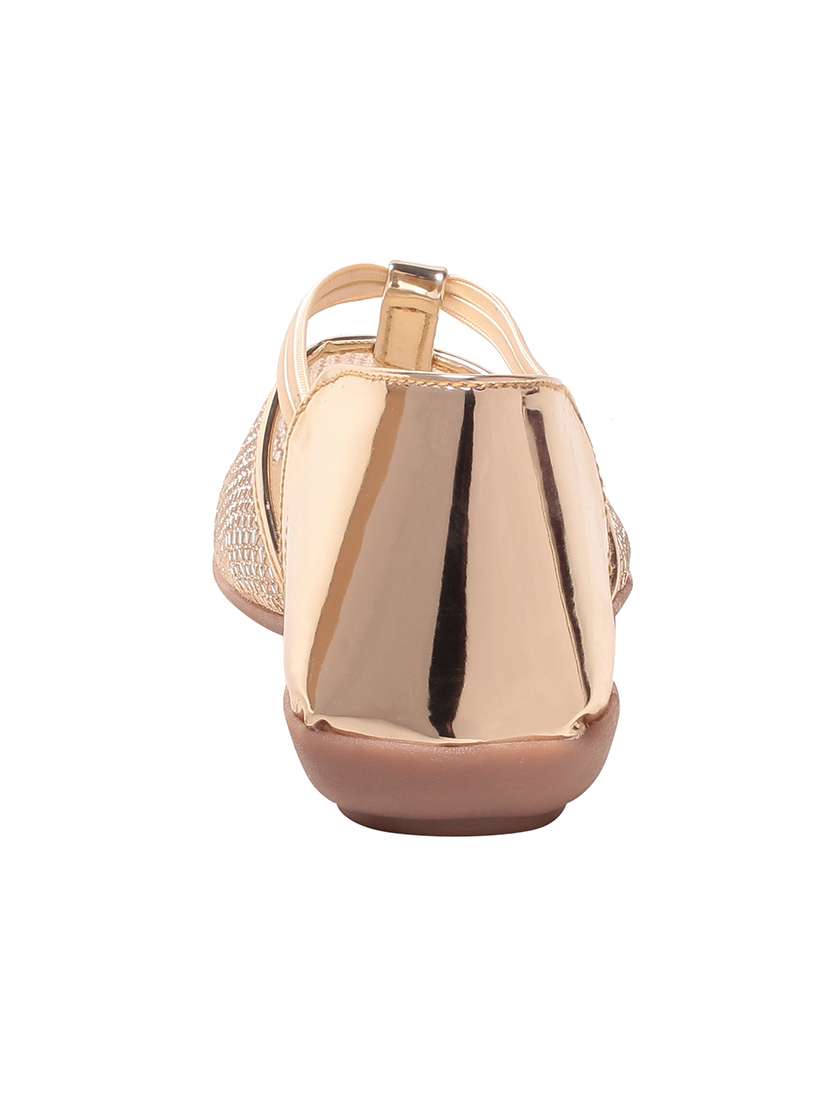 gold closed back  sandal - 13855176 -  Standard Image - 2