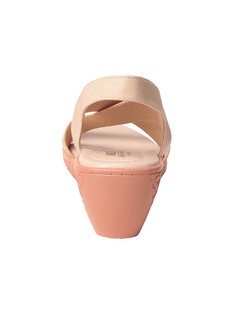 beige back strap wedge - 13855205 - Standard Image - 2