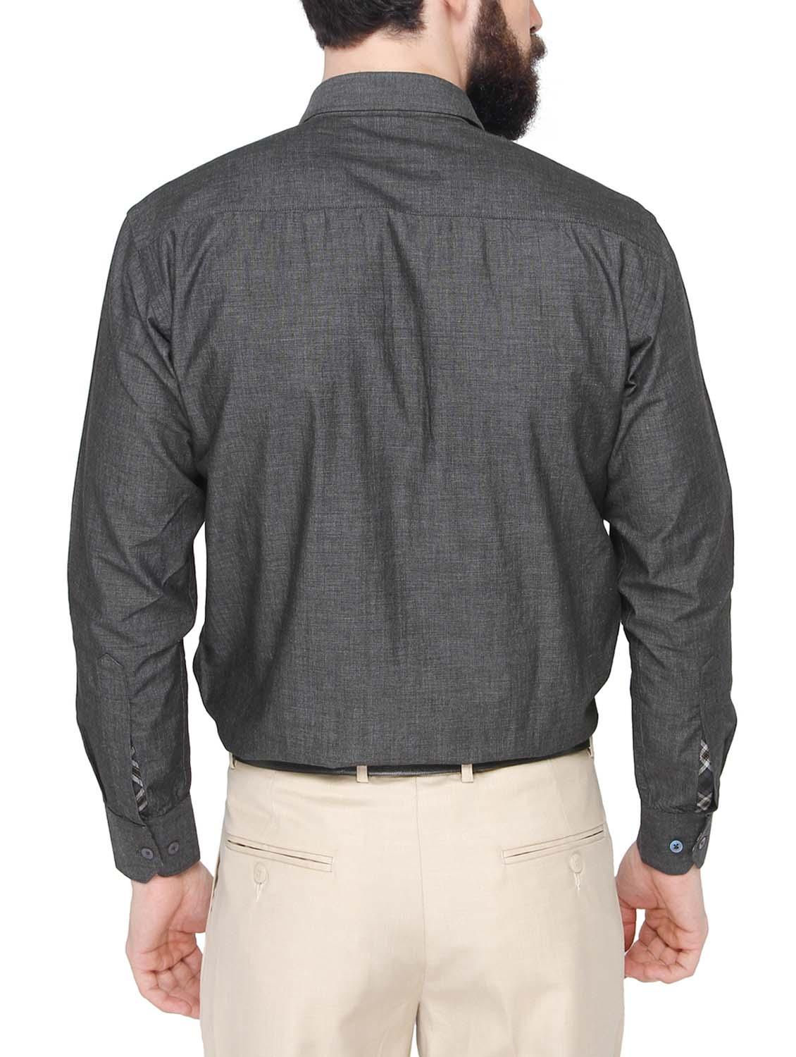 black cotton formal shirt - 13860658 - Standard Image - 2