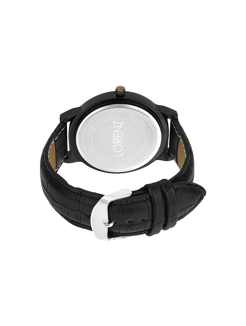 lorenz mk-1025a crono style black analog watch- for men - 13861496 - Standard Image - 2