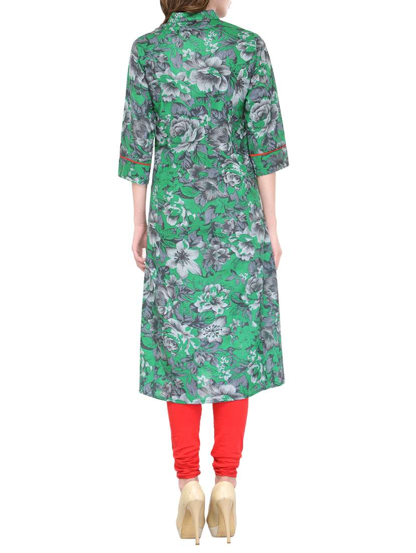 women's straight kurta - 13876808 -  Standard Image - 2