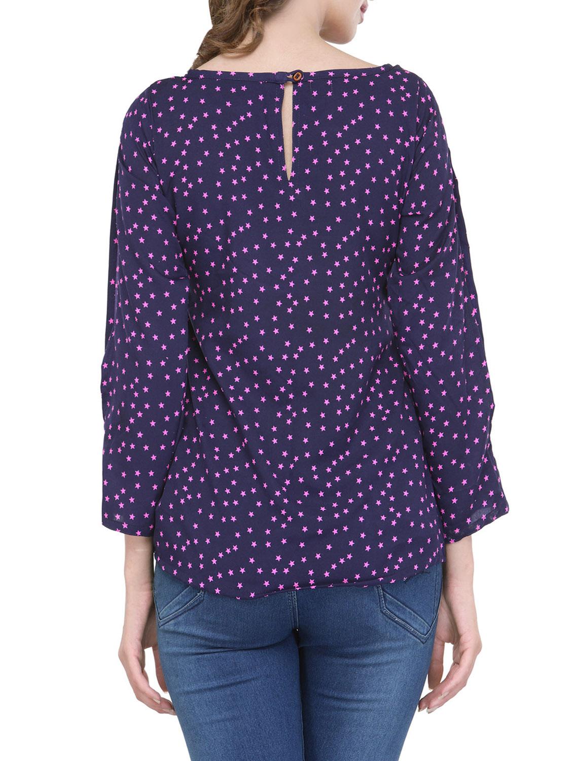 women's straight boat neck top - 13876921 - Standard Image - 2