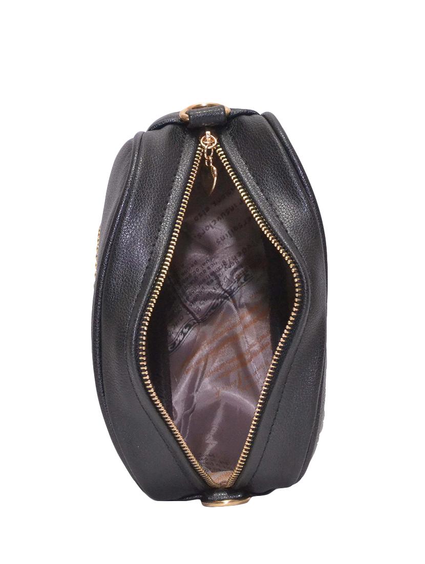 black leatherette regular pouch - 13884925 - Standard Image - 2