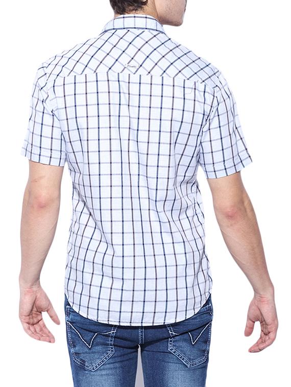 blue cotton casual shirt - 13900661 - Standard Image - 2