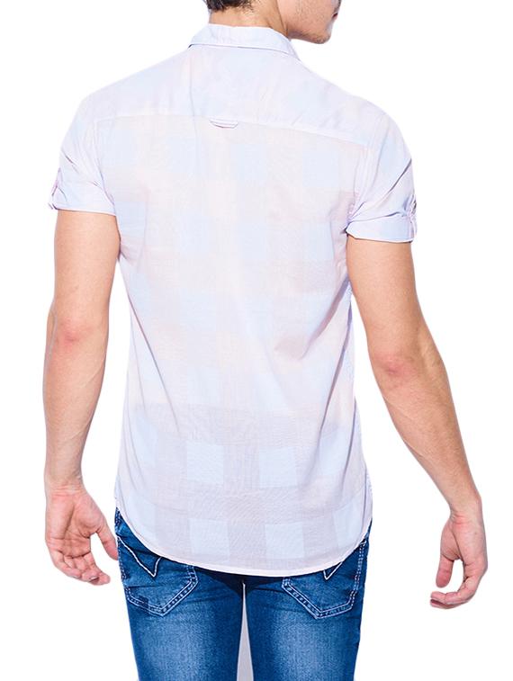 pink cotton casual shirt - 13900665 - Standard Image - 2