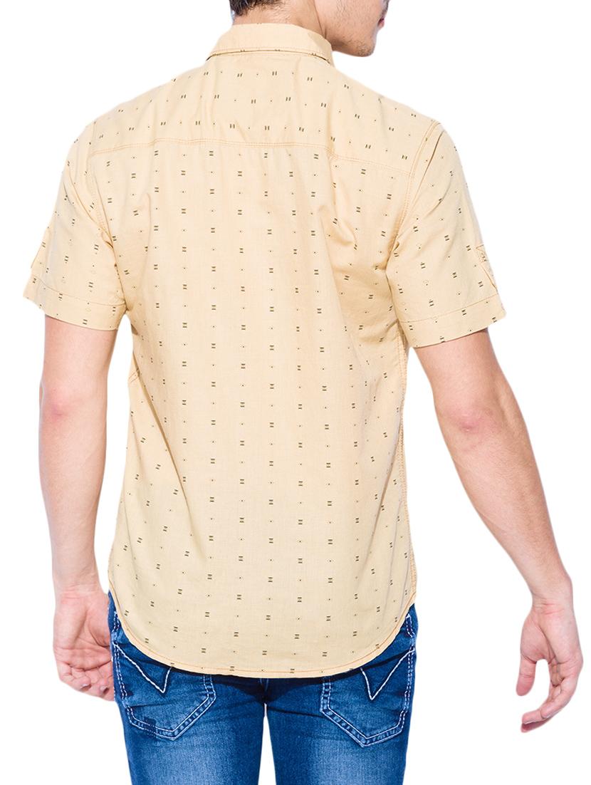 beige cotton casual shirt - 13900730 - Standard Image - 2