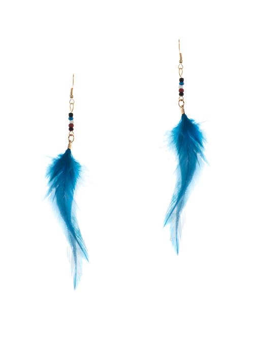 blue metal drop earrings - 13902664 -  Standard Image - 0