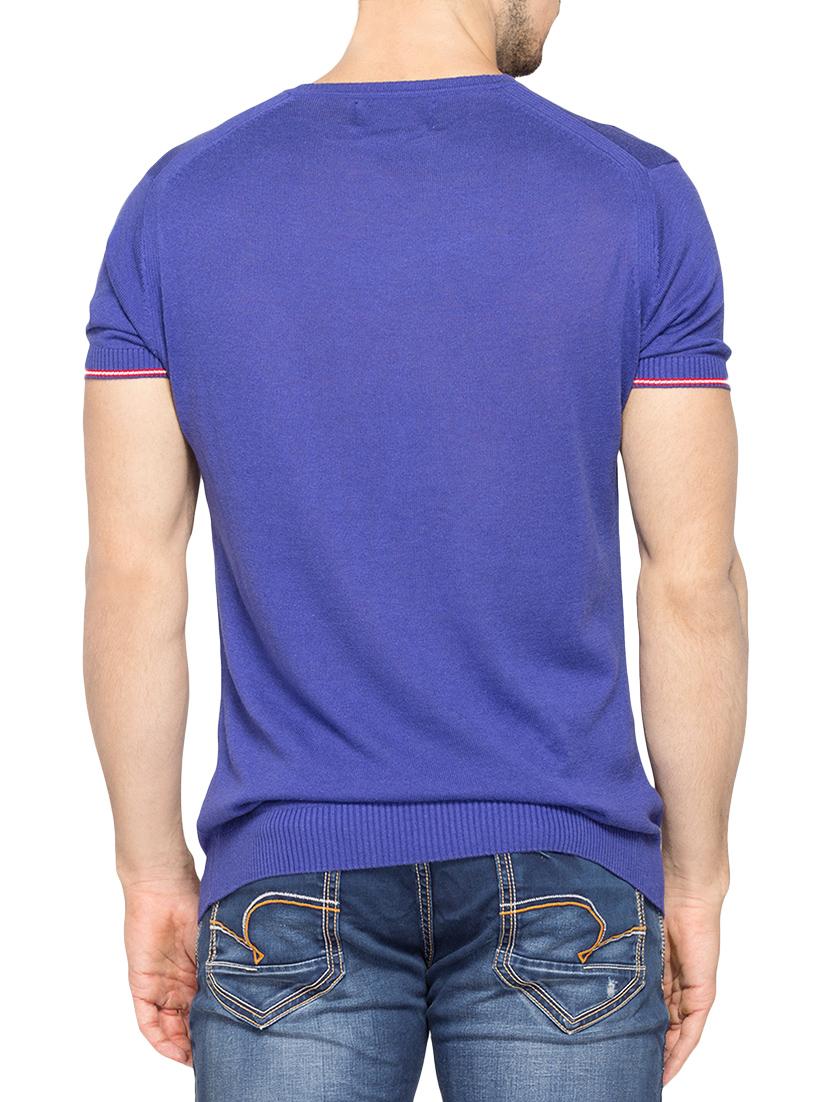 blue cotton t-shirt - 13910076 - Standard Image - 2