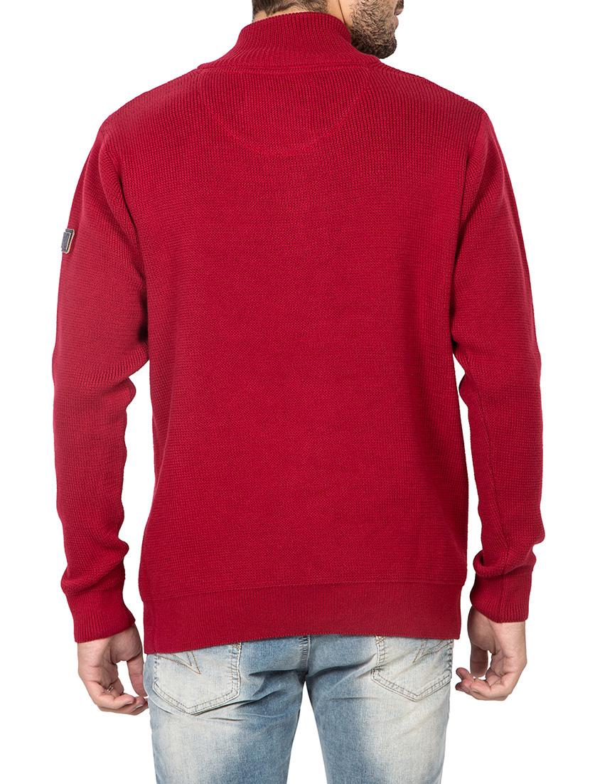 solid red cotton pullover - 13910124 - Standard Image - 2
