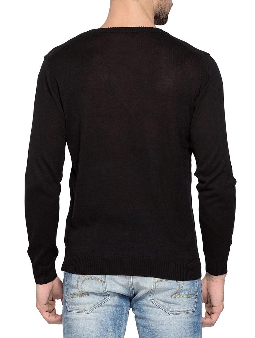 black striped cotton pullover - 13910132 - Standard Image - 2