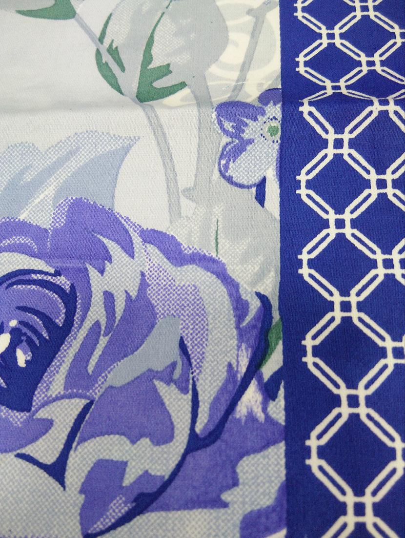 bianca 100% cotton floral print double bedsheet with 2 pillow covers. - 13914891 - Standard Image - 2