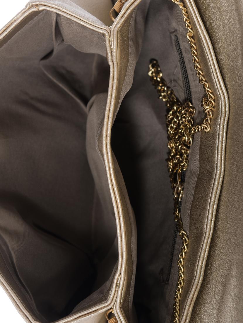 gold leatherette sling bag - 13916829 - Standard Image - 2