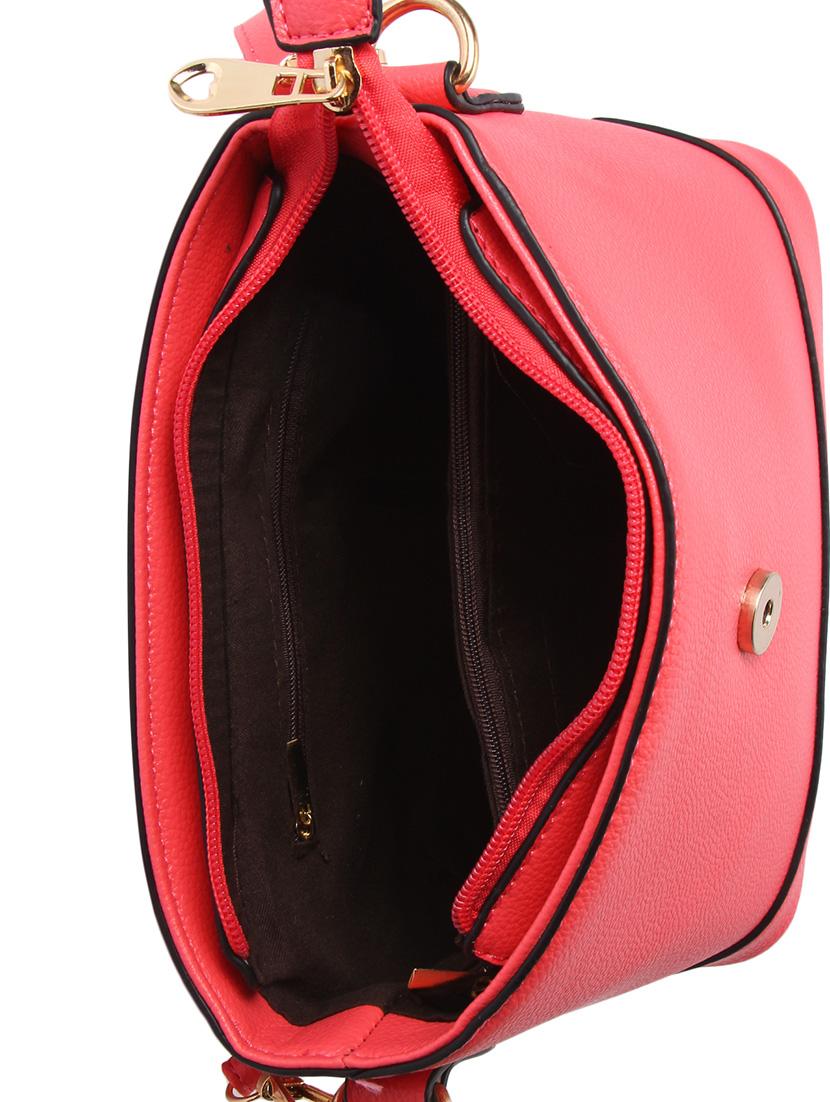 red leatherette sling bag - 13916851 - Standard Image - 2