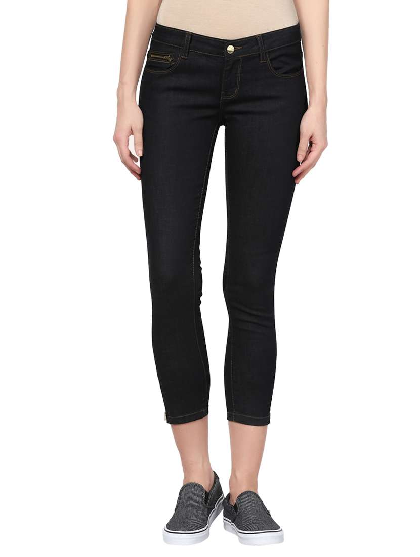 black skinny fit denim jean