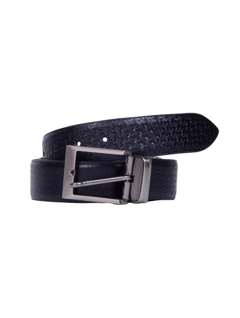 black leather belt