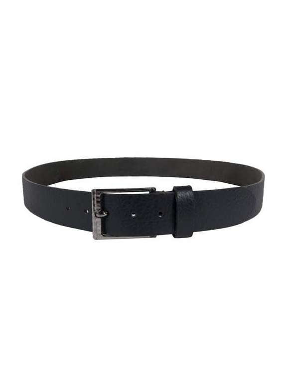 black leather belt