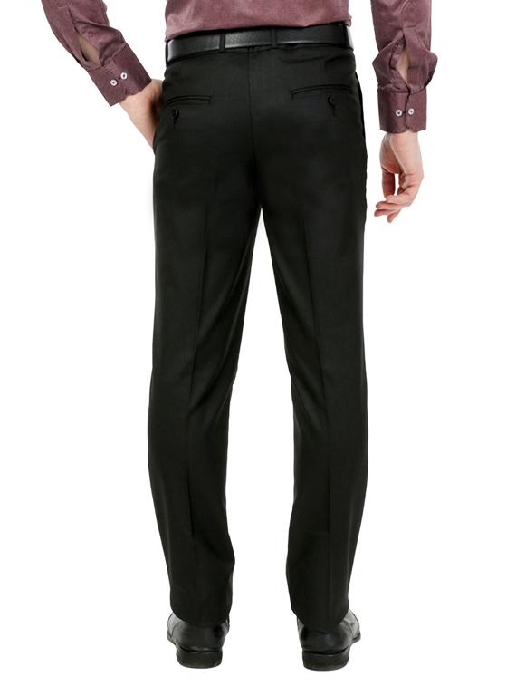 black polyester blend formal trouser - 13931983 - Standard Image - 2