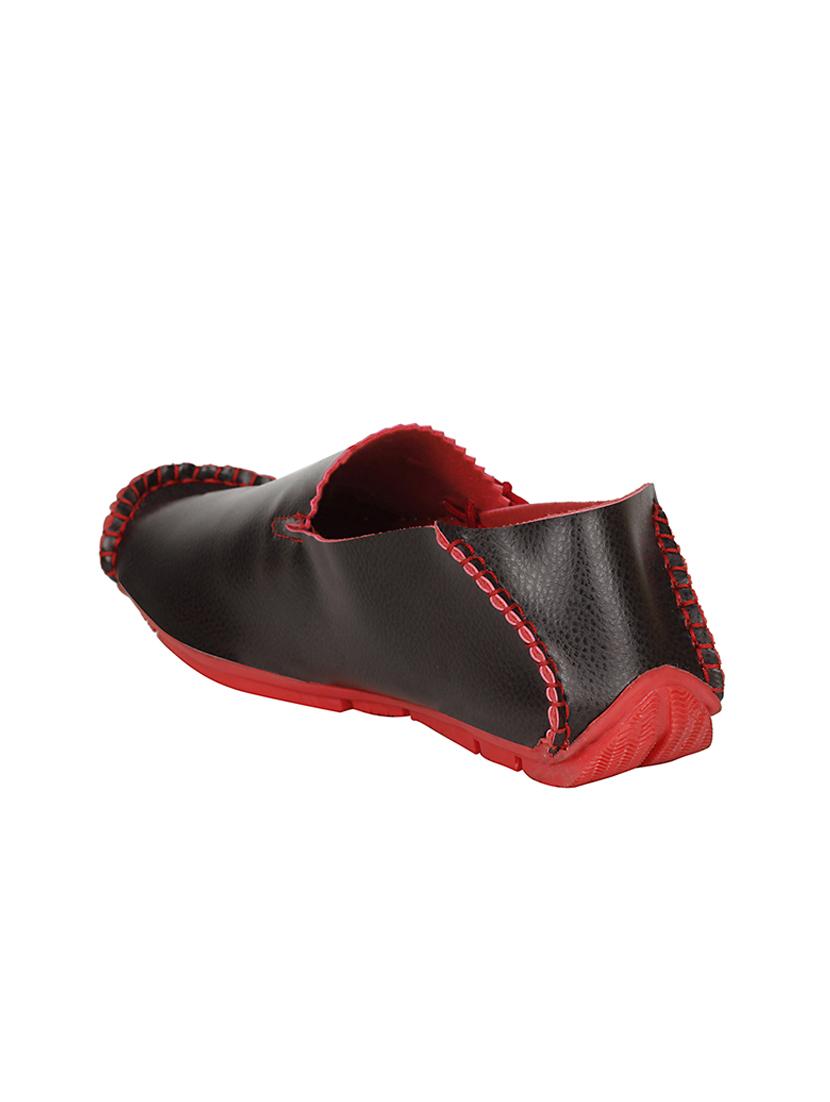 brown leatherette slip on loafer - 13936573 - Standard Image - 2