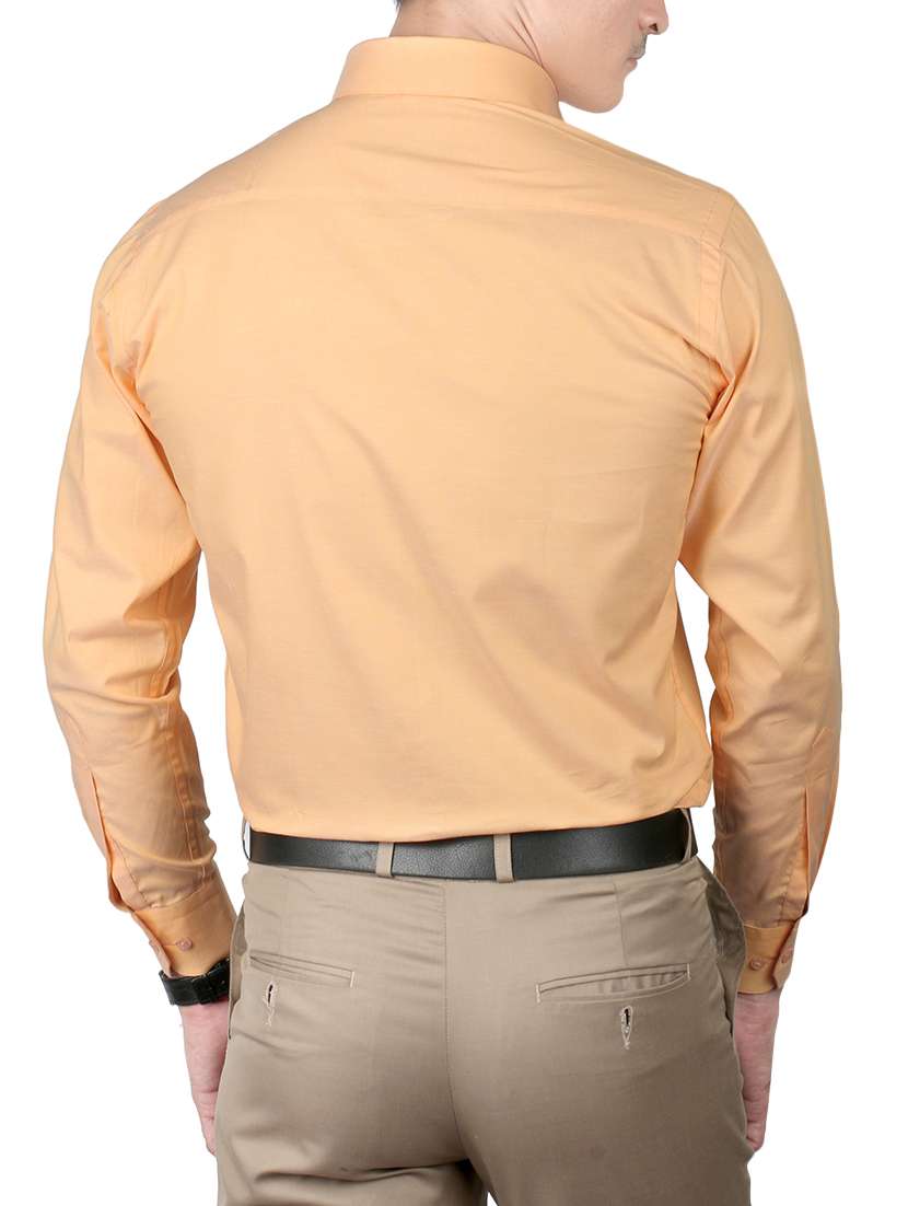 yellow cotton formal shirt - 13941272 -  Standard Image - 2