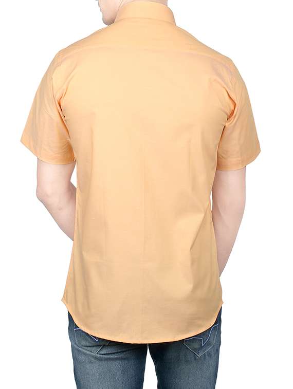 yellow cotton casual shirt - 13941279 - Standard Image - 2