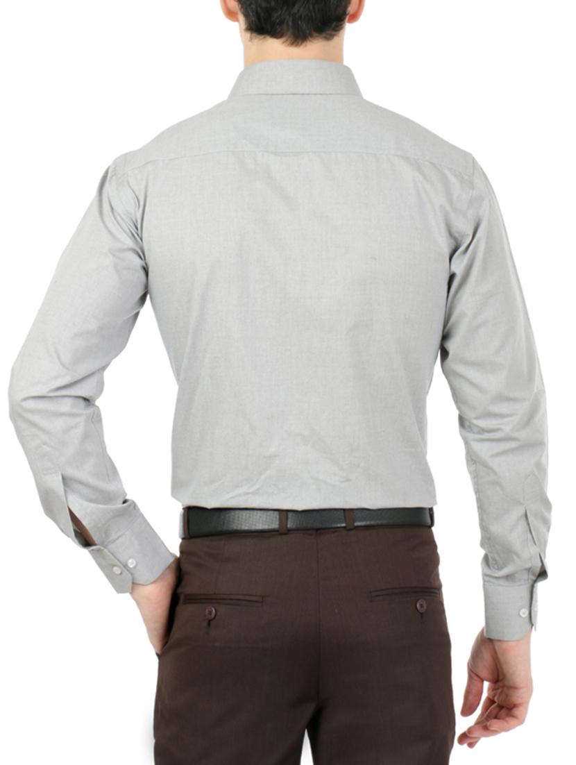 grey cotton formal shirt - 13941308 - Standard Image - 2