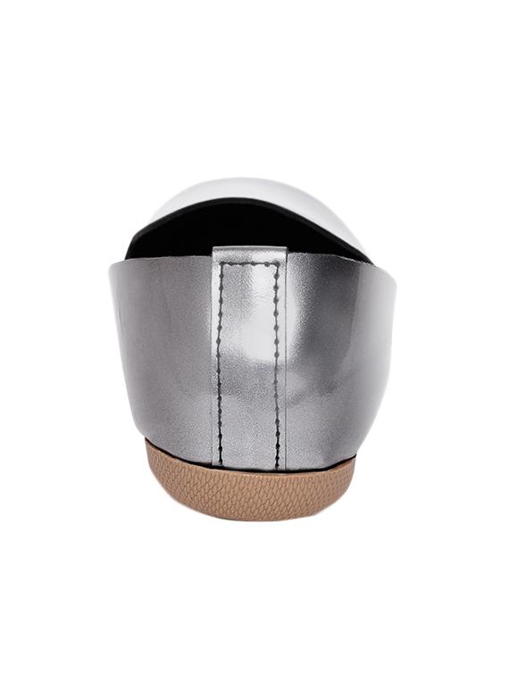 silver patent leather ballerina - 13942072 - Standard Image - 2