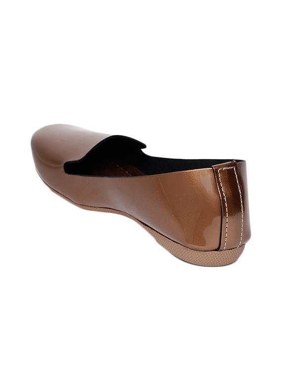 copper patent leather slip on ballerina - 13942145 - Standard Image - 2