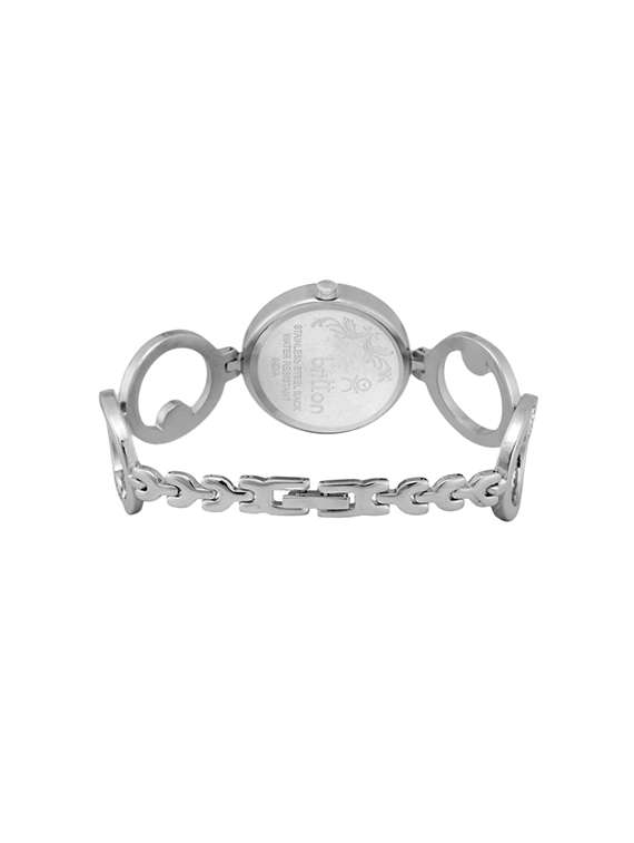 britton  stainless steel golden anolog watch - 13946715 -  Standard Image - 2