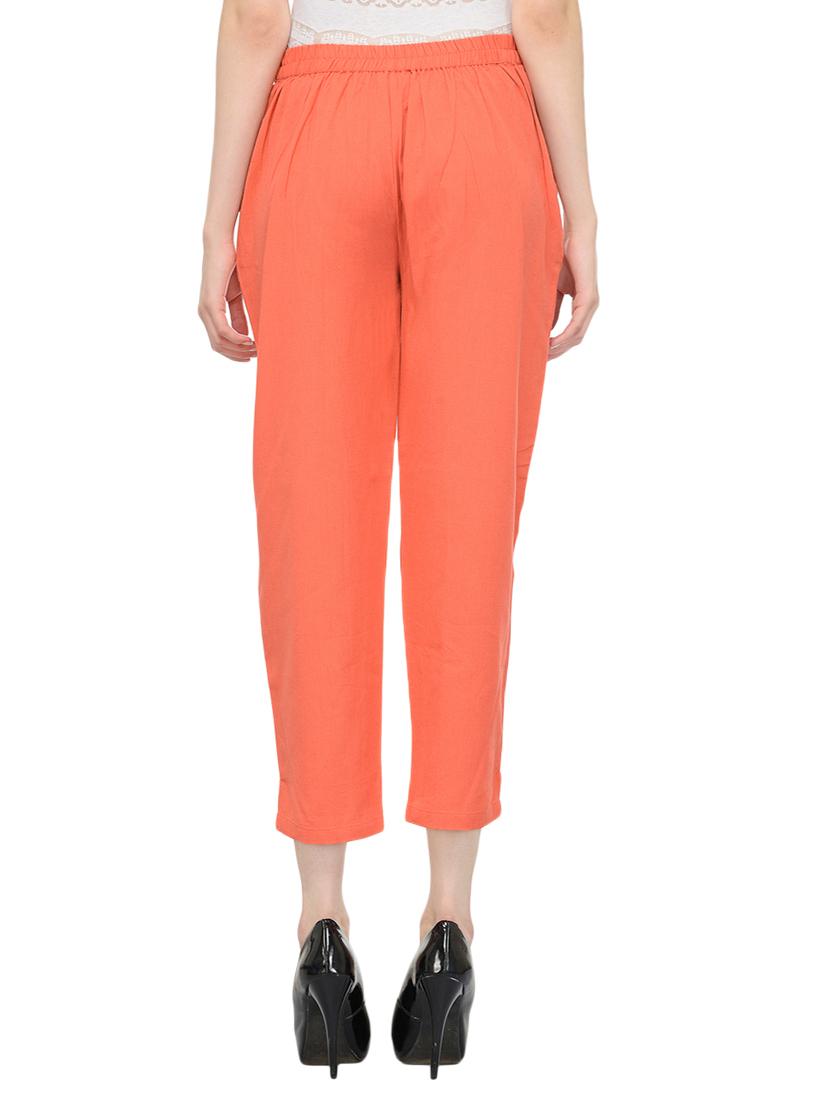solid pleated trousers - 13947139 - Standard Image - 2