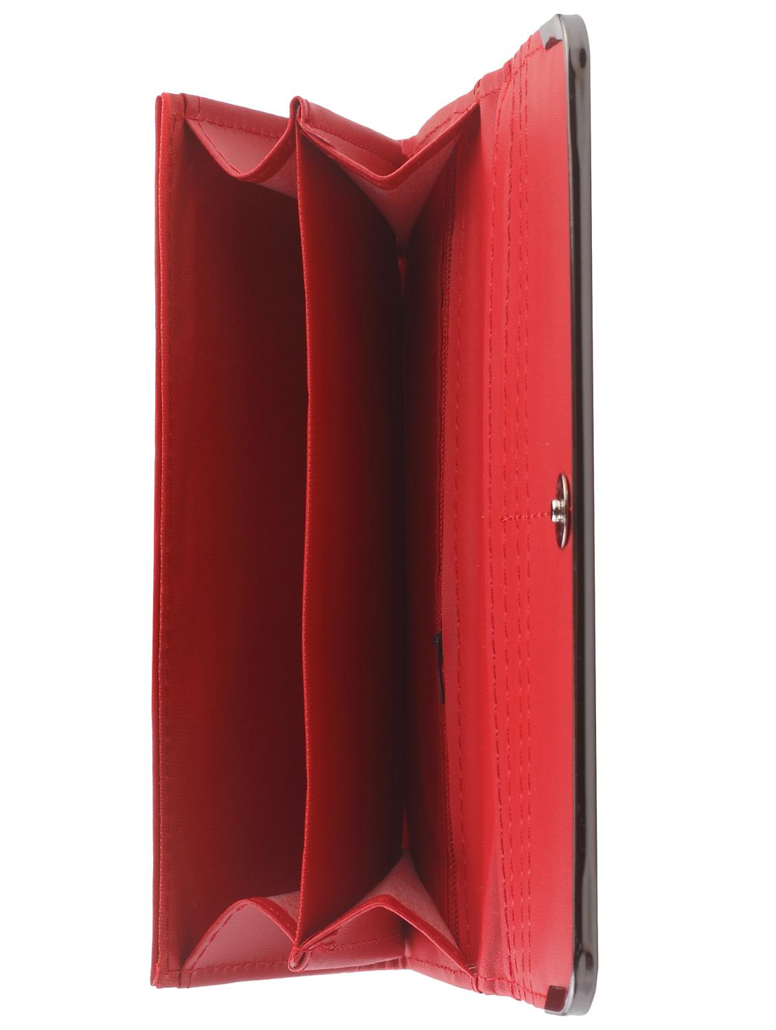 red leatherette clutch - 13947985 - Standard Image - 2