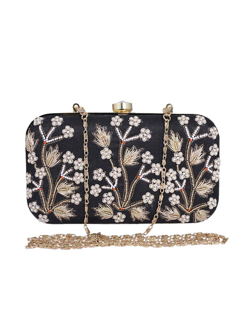 black metal clutch - 13949083 - Zoom Image - 0
