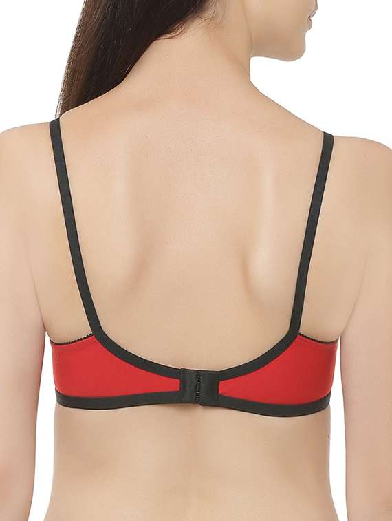 contrast detail mesh insert bra - 13949447 - Standard Image - 2