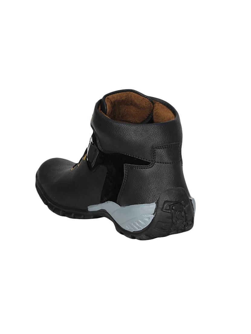 black leatherette low ankle boot - 13959864 - Standard Image - 2