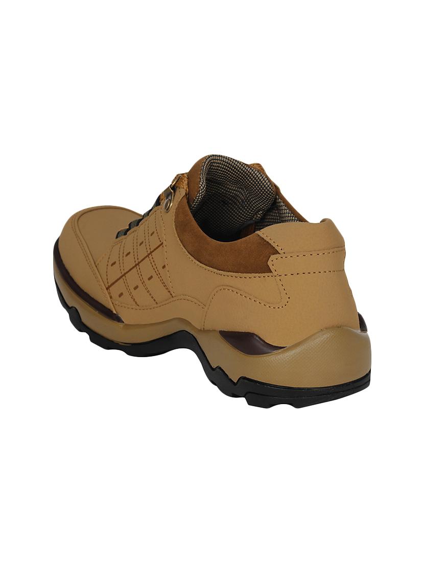 brown leatherette lace up boot - 13960090 - Standard Image - 2