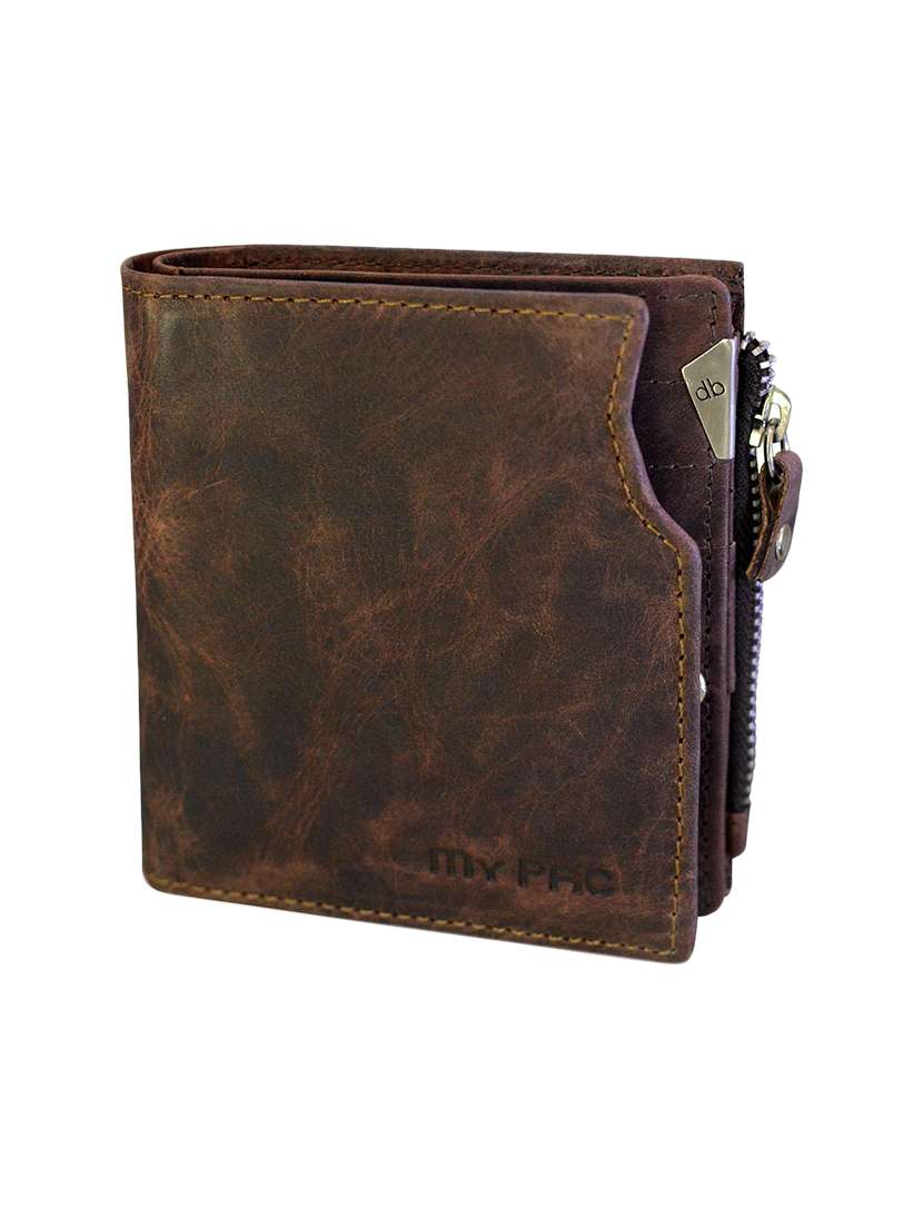brown leather wallet