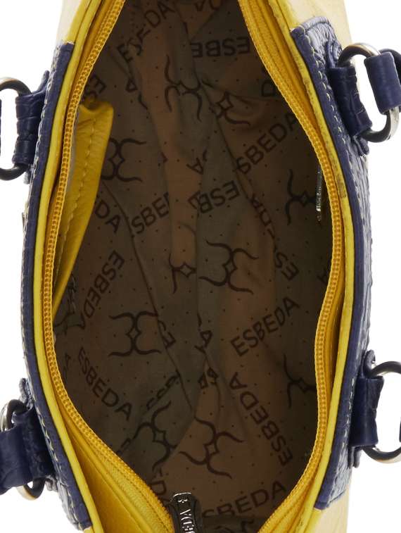 yellow leatherette  regular handbag - 13962949 -  Standard Image - 2